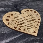 Joke Brother Gifts Funny Christmas Gift For Brother Engraved