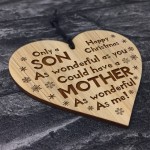 Funny Christmas Gift For Son Engraved Heart Son Gifts For Him