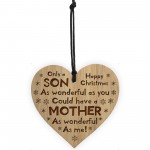 Funny Christmas Gift For Son Engraved Heart Son Gifts For Him
