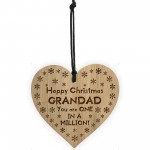 Christmas Gift For GRANDAD Engraved Heart Christmas Gifts