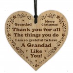 Christmas Gifts For Grandparents Engraved Heart Grandad Gifts