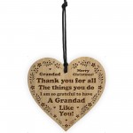 Christmas Gifts For Grandparents Engraved Heart Grandad Gifts
