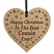 Christmas Gift For Cousin BEST COUSIN GIFT Engraved Heart Gift