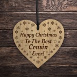 Christmas Gift For Cousin BEST COUSIN GIFT Engraved Heart Gift