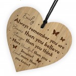 Personalised Braver Stronger Beautiful Sign For Best Friend