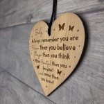 Personalised Braver Stronger Beautiful Sign For Best Friend