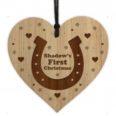 Personalised Horse Bauble Pony Engraved Ornament Horse Gift