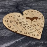 Horse Sign Horse Gift 1st Christmas Engraved Heart Personalised