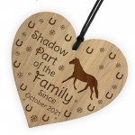 Horse Sign Horse Gift 1st Christmas Engraved Heart Personalised