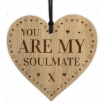 YOU ARE MY SOULMATE GIFT Engraved Heart Soulmate Gifts Husband