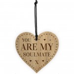 YOU ARE MY SOULMATE GIFT Engraved Heart Soulmate Gifts Husband