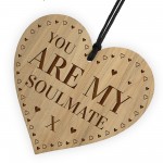 YOU ARE MY SOULMATE GIFT Engraved Heart Soulmate Gifts Husband