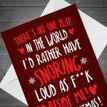 Funny Christmas Card For Boyfriend Husband Joke Card