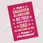 Funny Christmas Card For Daughter From Dad Novelty Christmas 