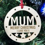 Mum Christmas Bauble Tree Decoration Christmas Gift For Mum