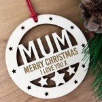 Mum Christmas Bauble Tree Decoration Christmas Gift For Mum