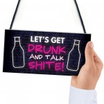 Funny Alcohol Home Bar Signs Man Cave Plaque Bar Accessories