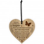 Daughter Gifts For Birthday Christmas Engraved Heart Gifts