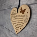 Daughter Gifts For Birthday Christmas Engraved Heart Gifts