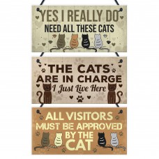 Funny Cat Gifts For Cat Lovers 3 Pack Gift For Women Home Decor 