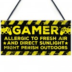 Gaming Sign Door Sign For Boys Bedroom 3 Pack Man Cave Gamer