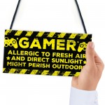 Gaming Sign Door Sign For Boys Bedroom 3 Pack Man Cave Gamer