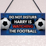 Personalised Football Sign Gift For Men Man Cave Bedroom Sign