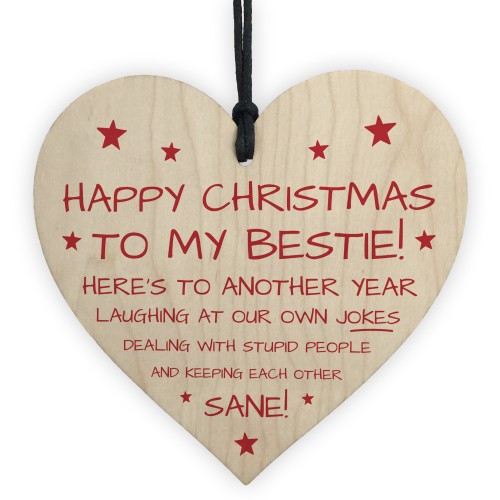 Happy Christmas To My Best Friend Novelty Friendship Gift