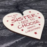 Christmas Gift For Best Friend Sister Gifts Wood Heart Thank You