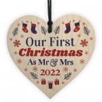 First Christmas Mr & Mrs Bauble 2022 Tree Decoration Gifts