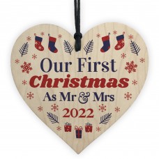 First Christmas Mr & Mrs Bauble 2022 Tree Decoration Gifts
