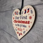 First Christmas Mr & Mrs Bauble 2022 Tree Decoration Gifts