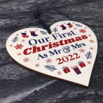 First Christmas Mr & Mrs Bauble 2022 Tree Decoration Gifts