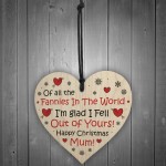 Funny Christmas Gift For Mum From Daughter Son Novelty Wood
