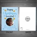 Personalised Funny Christmas Card For Grandad Photo Card For Him