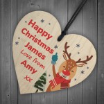 Funny Rude Christmas Gifts For Husband Wife Personalised Heart