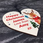 Funny Rude Christmas Gifts For Husband Wife Personalised Heart