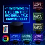 Funny Gaming Night Light LED Neon Light Up Gamer Plaque Gift Funny Gaming Night Light LED Neon Light Up Gamer Plaque Gift