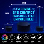 Funny Gaming Night Light LED Neon Light Up Gamer Plaque Gift Funny Gaming Night Light LED Neon Light Up Gamer Plaque Gift