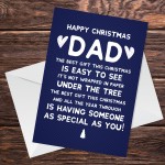 HAPPY CHRISTMAS CARD DAD Funny Dad Card For Him Cute