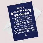 HAPPY CHRISTMAS CARD GRANDAD Funny Grandad Card For Him