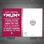 HAPPY CHRISTMAS CARD MUM Funny Mum Card For Him Mum Christmas