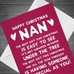 HAPPY CHRISTMAS CARD NAN Funny Nan Card For Her