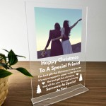 Best Friend Sign Personalised Photo Friendship Gift Thank You