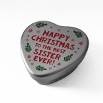 Sister Gift For Christmas Metal Tin Gift For Sister From Brother