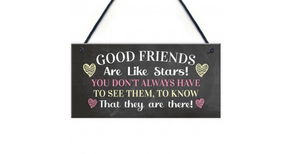 Best Friend Sign Friendship Gift Thank You Novelty Birthday Xmas