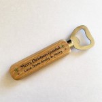 Personalised Christmas Gift For Grandad Novelty Bottle Opener