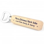 Christmas Gift For Uncle Brother Personalised Bottle Opener