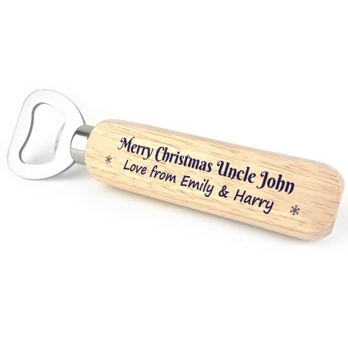 Christmas Gift For Uncle Brother Personalised Bottle Opener