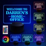 Personalised Home Office Sign Name LED Office Sign